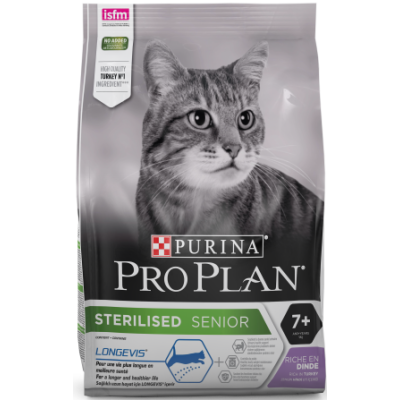    Pro Plan Longevis Sterilised Adult 7+anos Peru 3Kg
