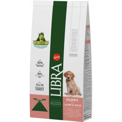    Libra cão  puppy  junior cordeiro 12Kg
