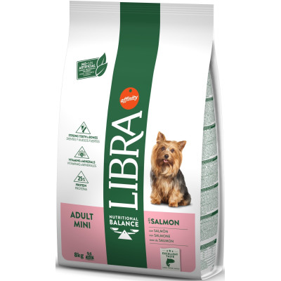     Libra cão Mini Salmão 8 Kg
