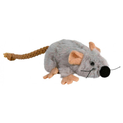     Rato em pelucia c/ cat NIP p/ Gatos-7cm
