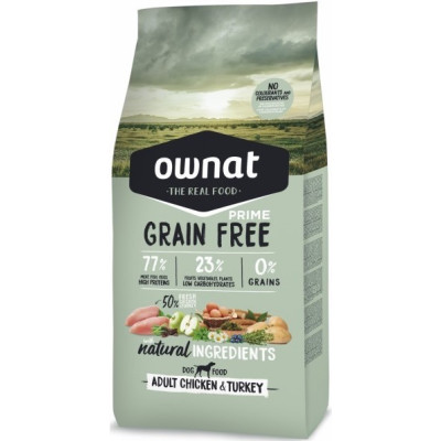     Ownat Prime Grain Free Adult Chicken&Turkey 3kg
