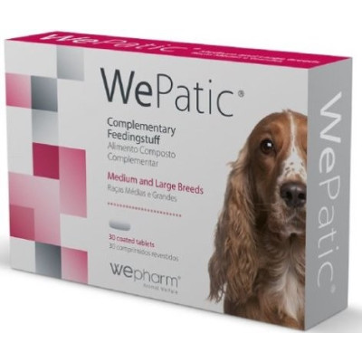     WePatic Raças Médias e Grandes Caixa de 30 comprimidos
