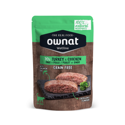     Ownat Wet Line Peru&Frango 85gr (gato adulto)
