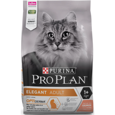     Pro Plan OptiDerma Derma Care Adult Cat Salmão 3kg
