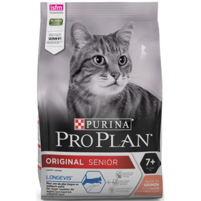     Pro Plan Longevis Original Adult 7+anos Salmão 3Kg
