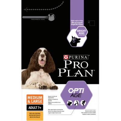     Pro Plan OptiAge Med&Large Adult 7+anos 3kg
