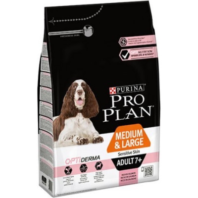     Pro Plan OptiDerma Med&Large Adult 7+anos 14kg
