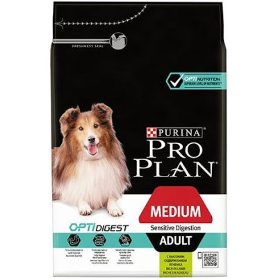    Pro Plan OptiDigest Medium Adult Borrego 3kg
