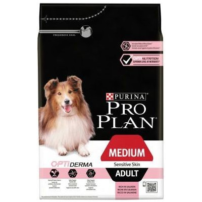     Pro Plan OptiDerma Medium Adult Salmão 3kg
