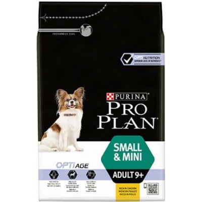     Pro Plan OptiAge Small&Mini Adult 9+anos 3kg
