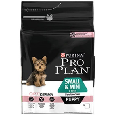     Pro Plan OptiDerma Small&Mini Puppy Salmão 3Kg
