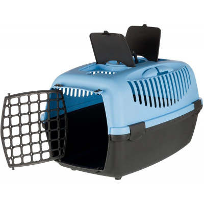     Transportadora"Capri 2"(XS-S)37x34x55cm (Cinza/Azul) TX39822
