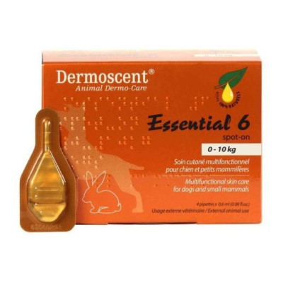     Dermoscent Ess Spot-on 0-10kg (caixa 4 pipetas)
