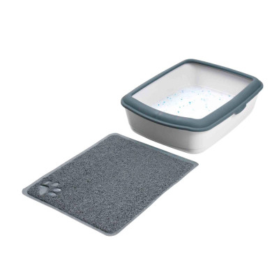 Tapete em PVC P/ WC de gato 40x60cm (Antracite)
