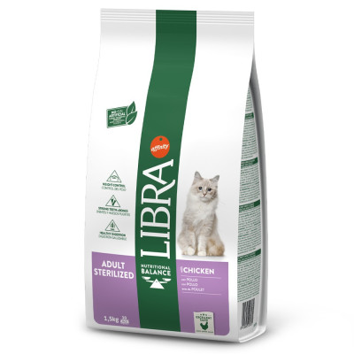     Libra gato esterilizado Frango 12Kg
