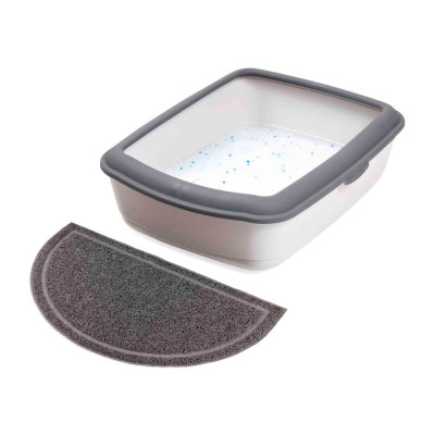 Tapete Semi-Circular em PVC P/wc (antracite)