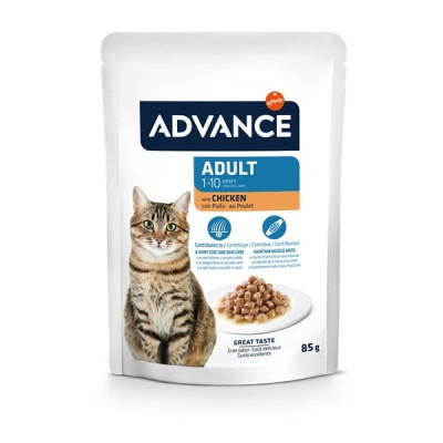     Advance Cat Wet Adult Chicken 85gr
