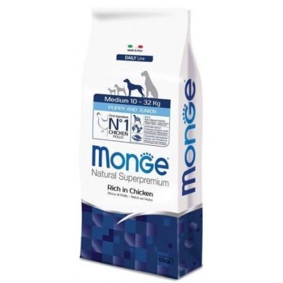    Monge Daily Line Medium Puppy&Junior 12kg

