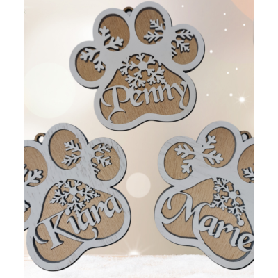     Pata de Gato de Natal Personalizada
