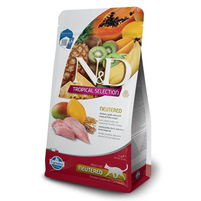     N&D Tropical Selection Cat Chicken Neutered 300gr
