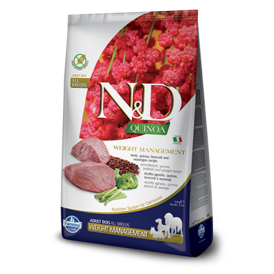     N&D Quinoa Dog Weight Manag Lamb 7Kg
