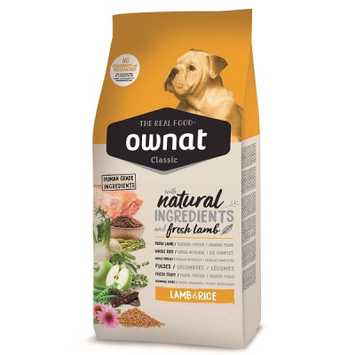     Ownat Classic Lamb&Rice Dog 4kg
