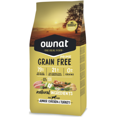     Ownat Prime Grain Free Junior Chicken&Turkey 3kg
