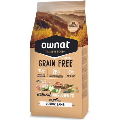     Ownat Prime Grain Free Junior Lamb 3kg
