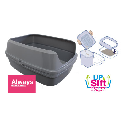     Always Cat Litter Box - Up&Sift
