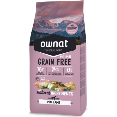    Ownat Prime Grain Free Mini Adult Lamb 1kg

