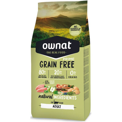     Ownat Prime Grain Free Adult 1kg (Gatos)
