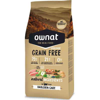     Ownat Prime Grain Free Hair&Skin 1kg (Gatos)
