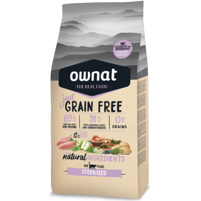     Ownat Just Grain Free Sterilized Cat 1kg
