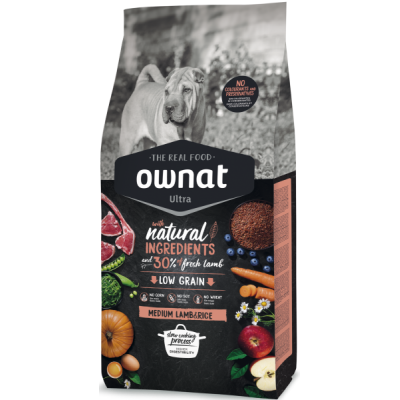     Ownat Ultra Medium Lamb&Rice Dog 3kg
