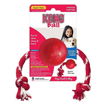     Kong Ball W/ Rope Small (KB21E)
