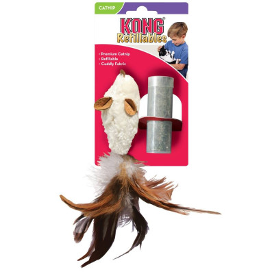     Kong Cat Refillables Feather Mouse (Rato c/ penas)
